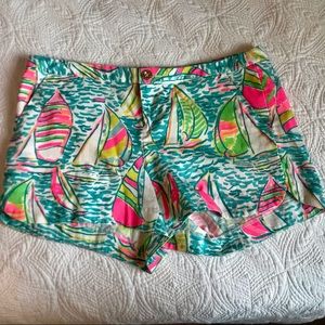 Lilly Pulitzer You Gotta Regatta shorts size 6